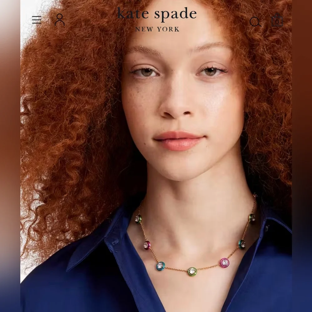 NWT Kate Spade Dream in Color station necklace.